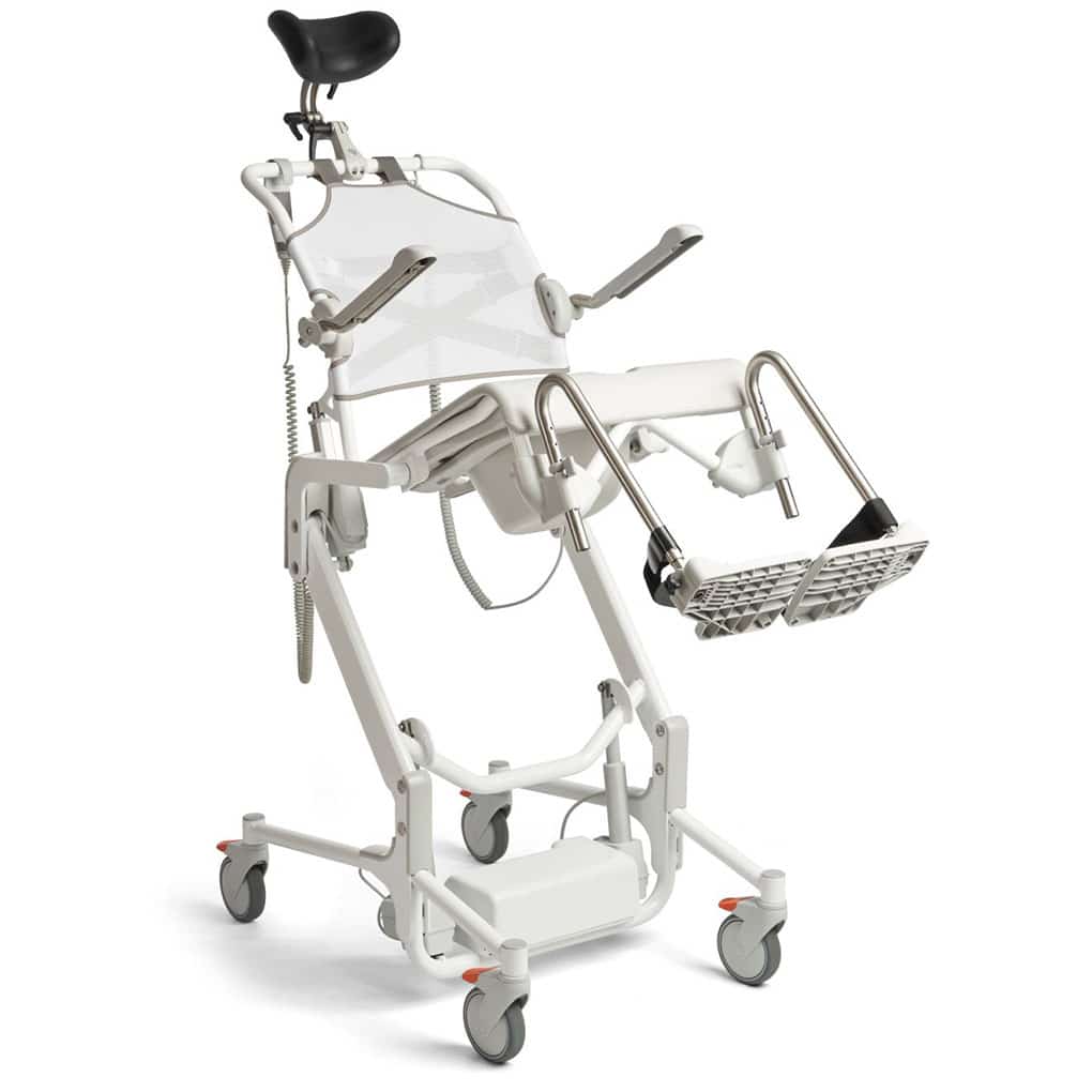 Etac Alto Electronic Mobile Shower Commode With Pan Holder Patient